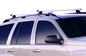 Dodge Durango 2004-2010 - Поперечины под рейлинги к-т 2 шт. (Черный, или полированный анодированный алюминий). фото, цена
