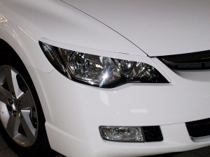 Honda Civic 2006-2013 - Реснички на фары, комплект 2 штуки, UA фото, цена