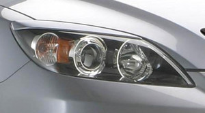 Mazda 3 2003-2009 - (Htb) - Реснички на фары  к-т 2 шт. (Короткие). фото, цена