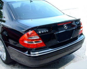 Mercedes-Benz E 2002-2009 - Лип-спойлер на крышку багажника. (К-т из трёх частей,под покраску) фото, цена