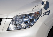 Toyota Land Cruiser Prado 2009-2013 - Реснички на фары  к-т 2 шт. (Под покраску). JAOS фото, цена